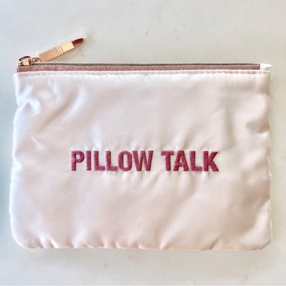 NEW Charlotte Tilbury blush pink lipstick lips pillow talk make up cosmetic bag - Picture 3 of 5